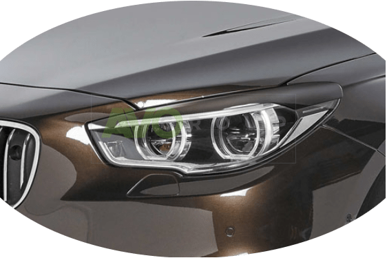Накладки на фары / Реснички для BMW 5 GT F07 2009-2017 for Adaptive Lights ABS Gloss