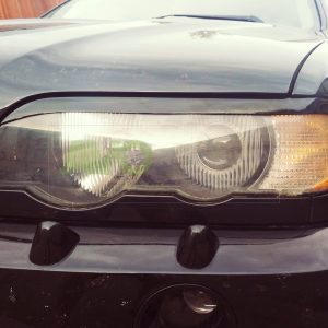 Headlight Eyelids for BMW X5 E53 1999-2003 ABS Gloss