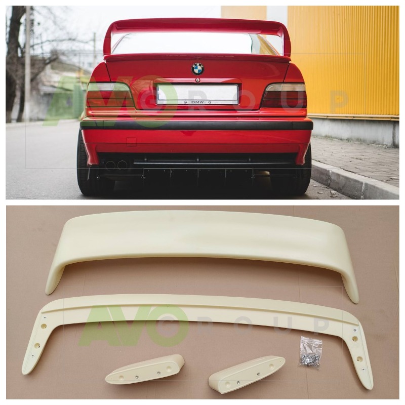 GT Trunk boot LTW spoiler for BMW 3 E36 1991-2000 ABS