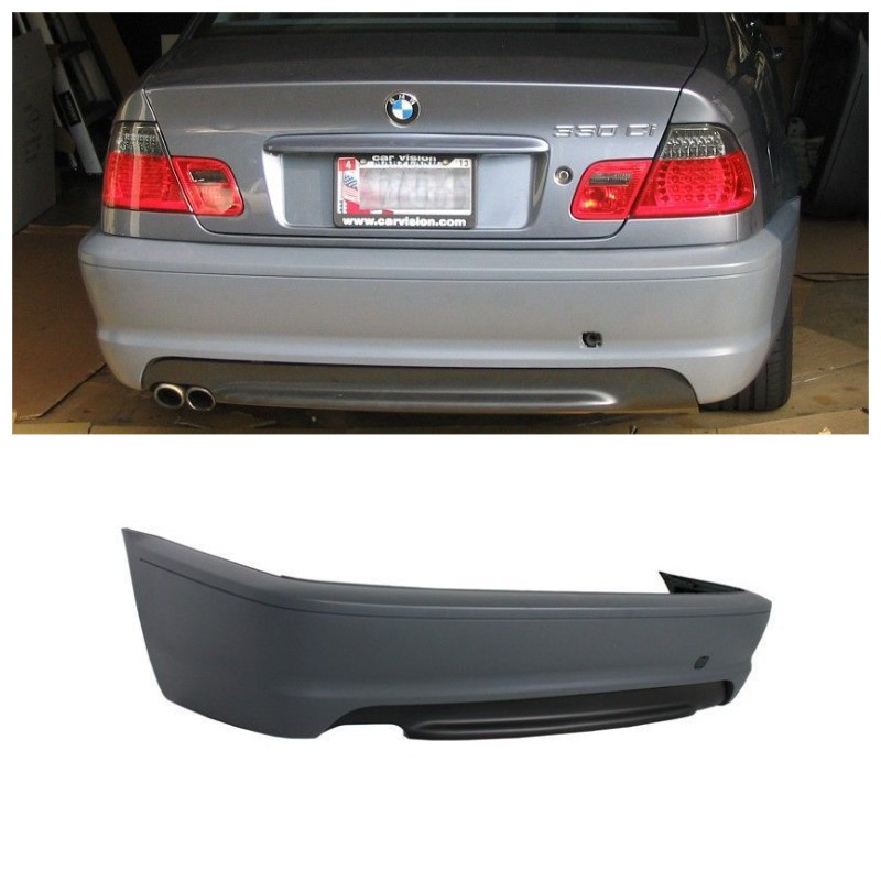 M Sport Rear bumper with Diffuser For BMW E46 98-05 Coupe / Cabrio