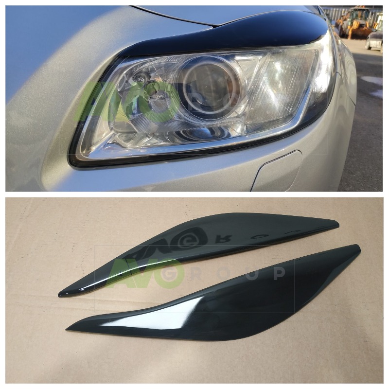 Headlight Eyelids for Opel / Vauxhall Insignia A 2008-2013 ABS Gloss