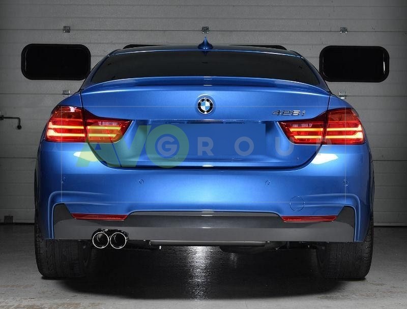 Black Trunk boot spoiler for BMW 4 F32 F33 Performance 2013-2021