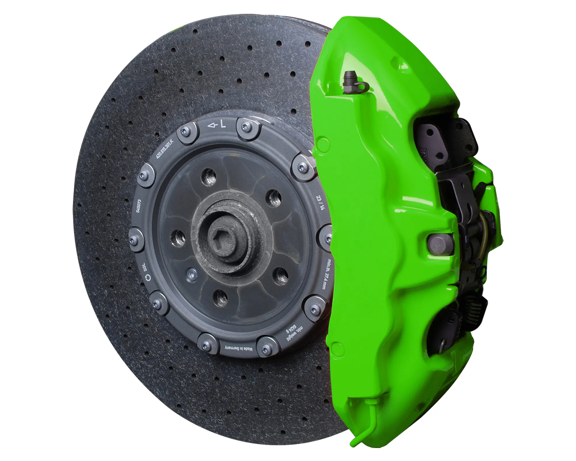 Foliatec NEON GREEN Brake Caliper Lacquer Set