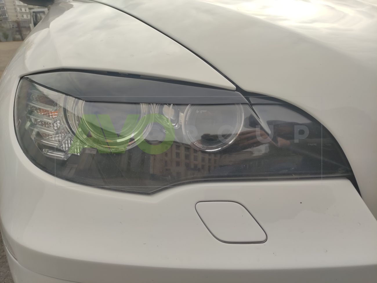 Headlight Eyelids for BMW X6 E71 / E72 2008-2014 ABS Gloss