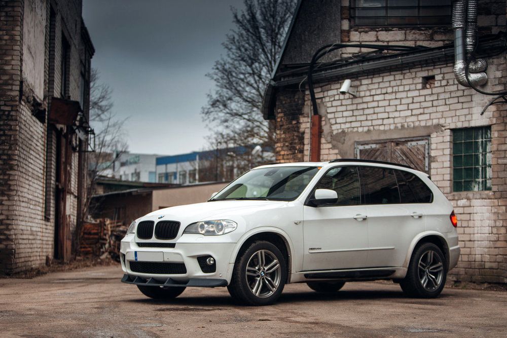 Sport Priekšējā bampera uzlika / spoileris / lūpa priekš BMW X5 E70 2007-2014 M Sport - Image 4