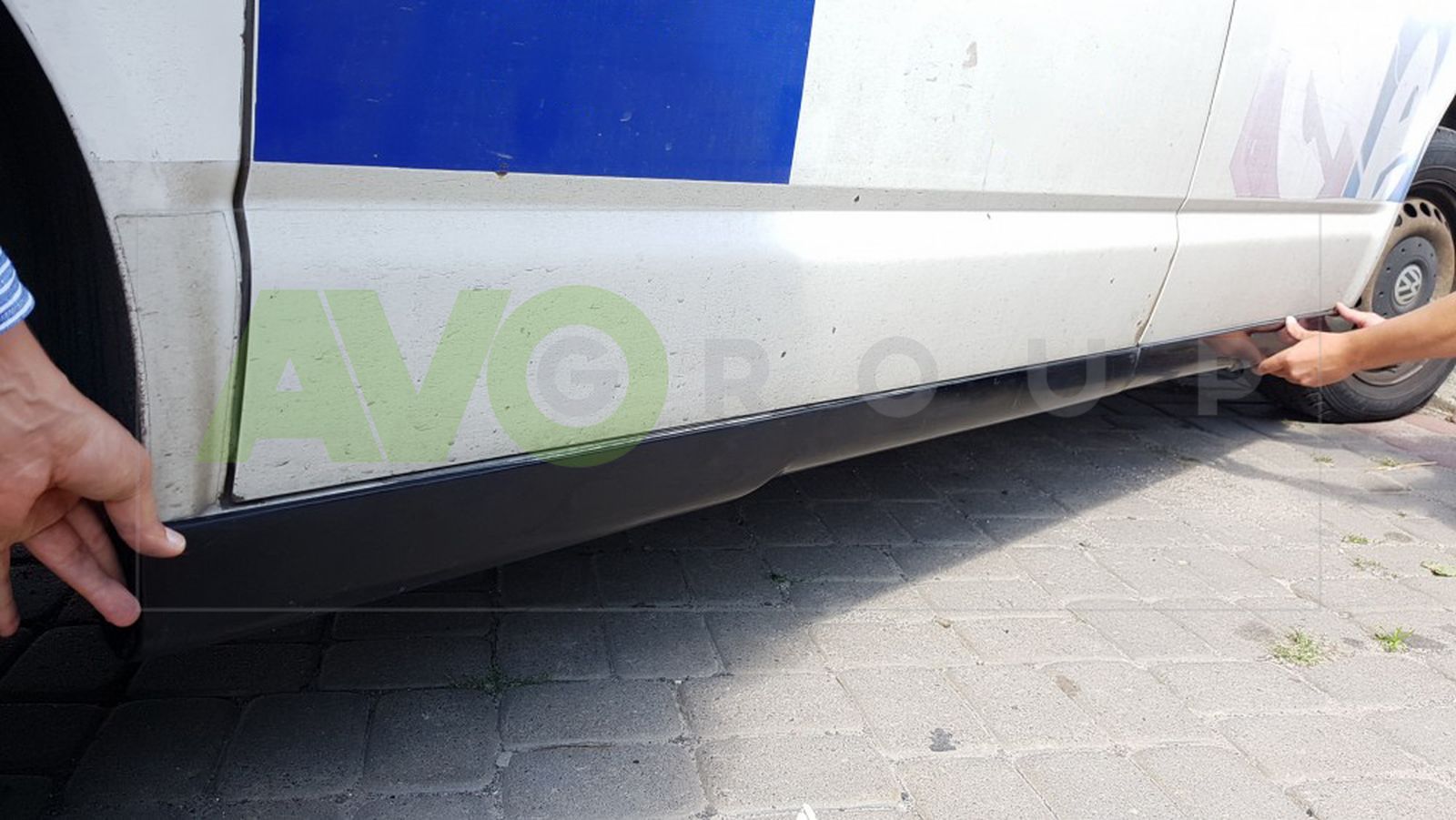 Side skirts / Sill covers For VW T5 2003-2015 SHORT wheel base