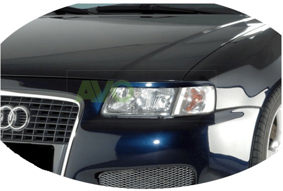 Headlight Eyelids for AUDI A4 B5 1995-2001 v2 ABS Matt