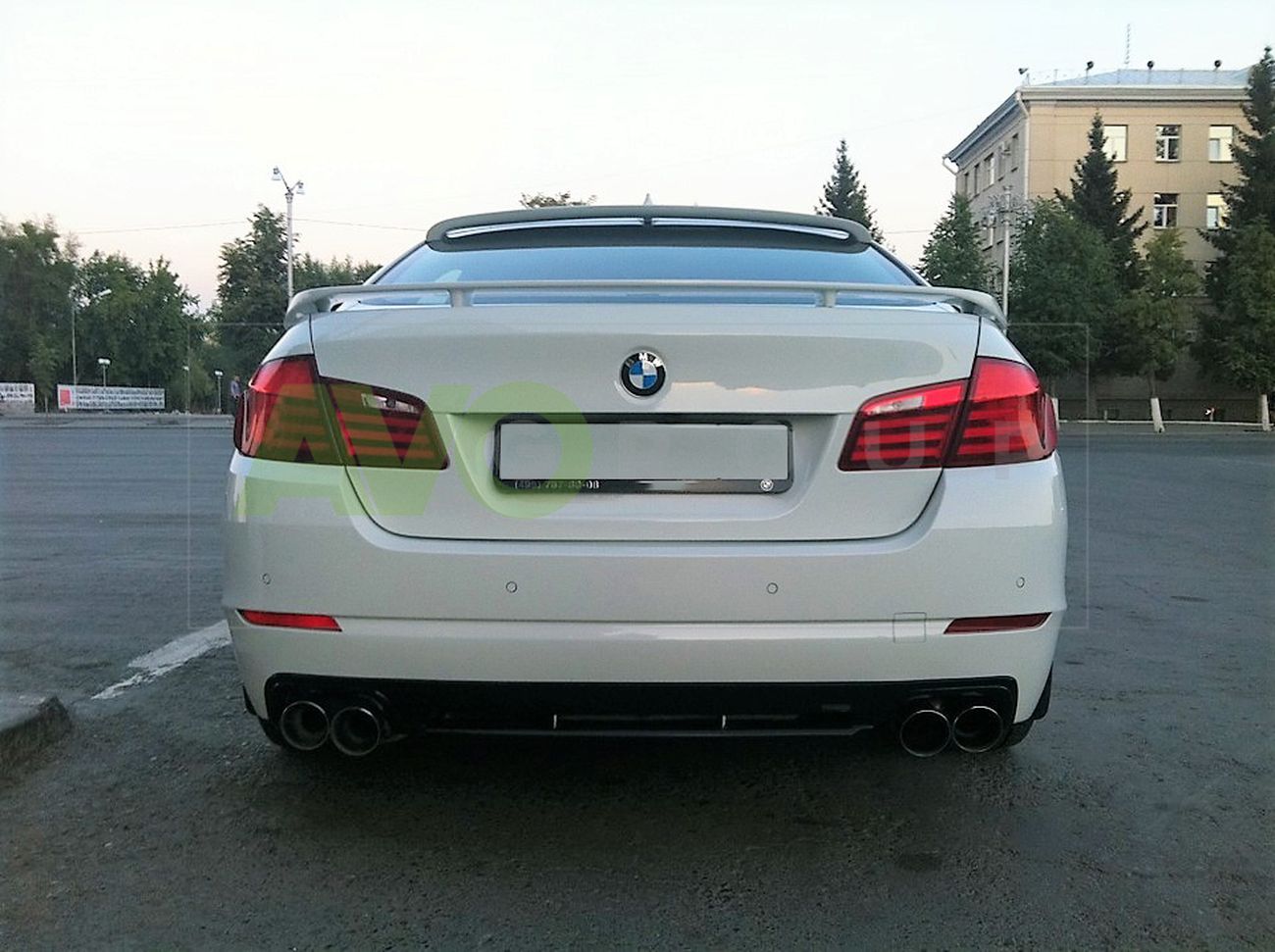 Trunk boot spoiler for BMW 5 F10 2010-2016 v1