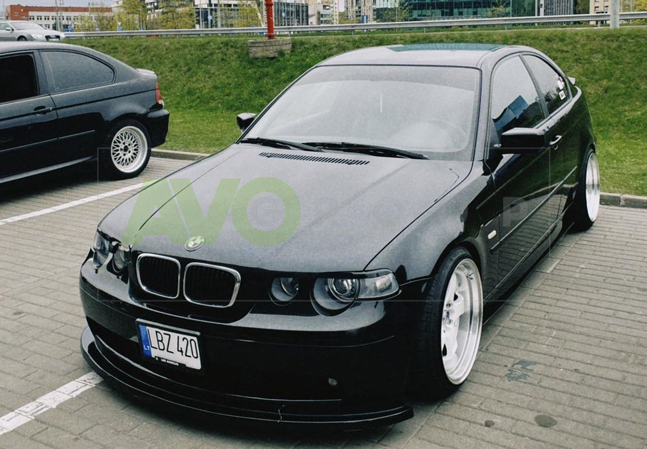 Накладки на фары / Реснички для BMW 3 E46 Compact 2001-2005 ABS Matt