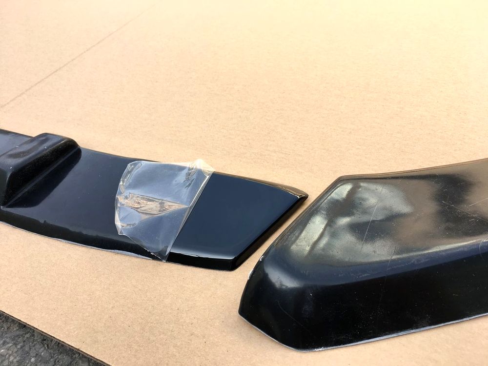 Front Spoiler Splitter for AUDI RS6 C7 (4G) 2013-2018 ABS Gloss