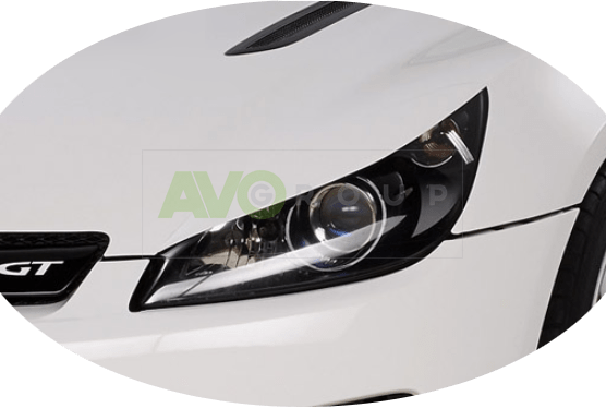 Headlight Eyelids for Opel / Vauxhall GT 2006-2009 ABS Gloss