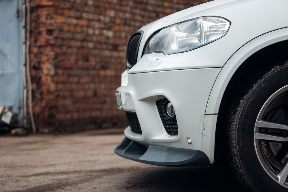 Sport Priekšējā bampera uzlika / spoileris / lūpa priekš BMW X5 E70 2007-2014 M Sport - Image 5