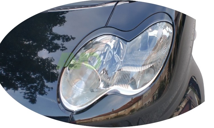 Headlight Eyelids for Smart Fortwo 2001-2007 C450 ABS Gloss