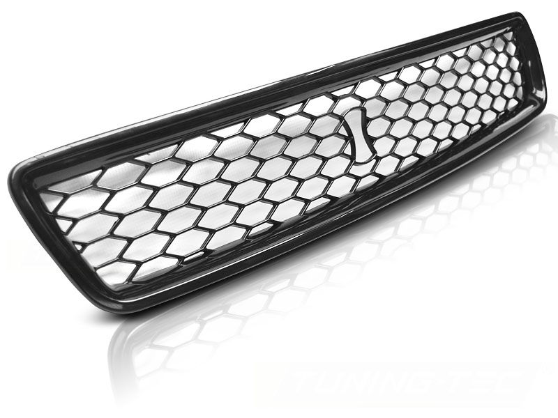 RS4 Look Front Honeycomb Grill for Audi A4 B5 1994-2001 MATT BLACK