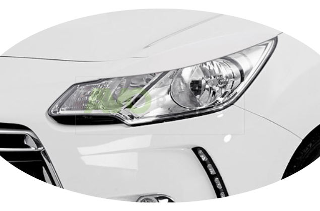 Headlight Eyelids for Citroen DS3 C3 2009-2016 ABS Gloss