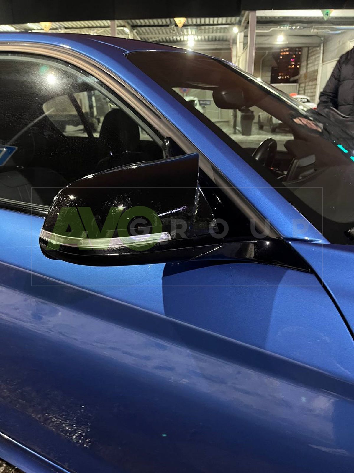 M Style piano black mirror covers set for BMW 1 F20 / F21 2011-2019