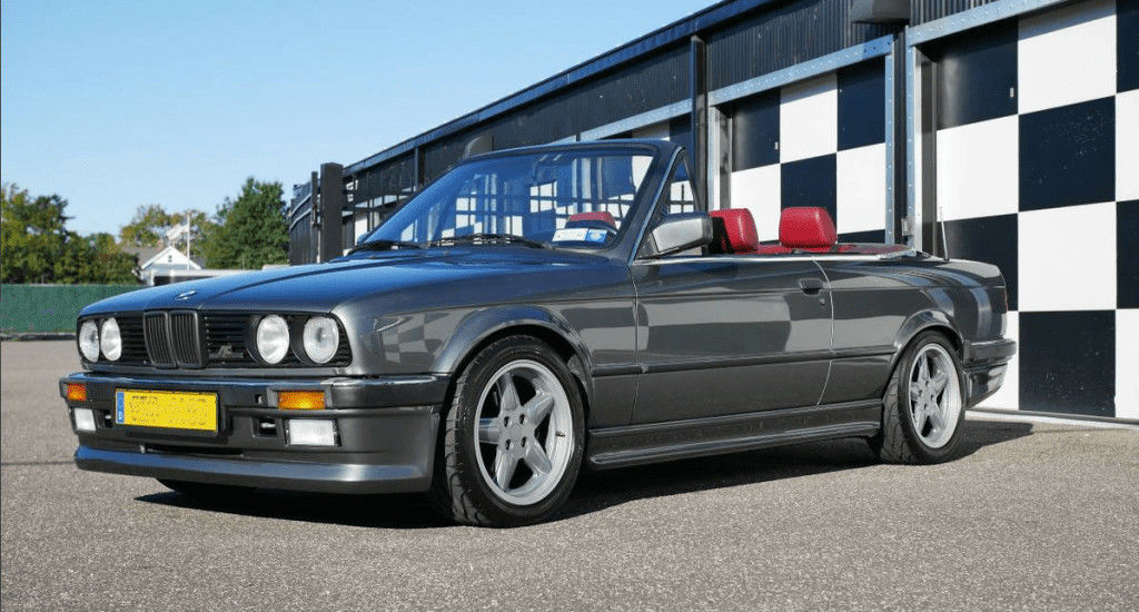 Metal bumper lower front spoiler splitter for BMW 3 E30 1983-1987