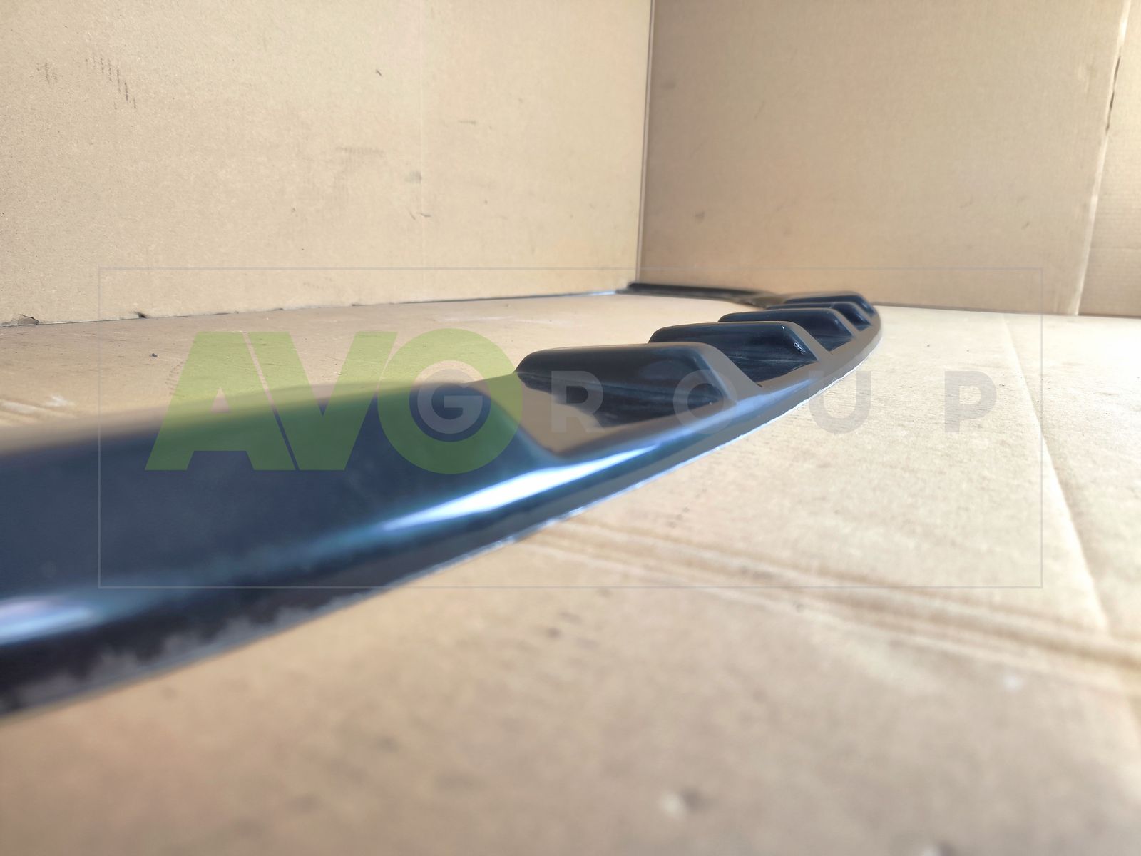 Flat lower splitter for front bumper Audi RS7 4K C8 ABS Gloss - Image 5