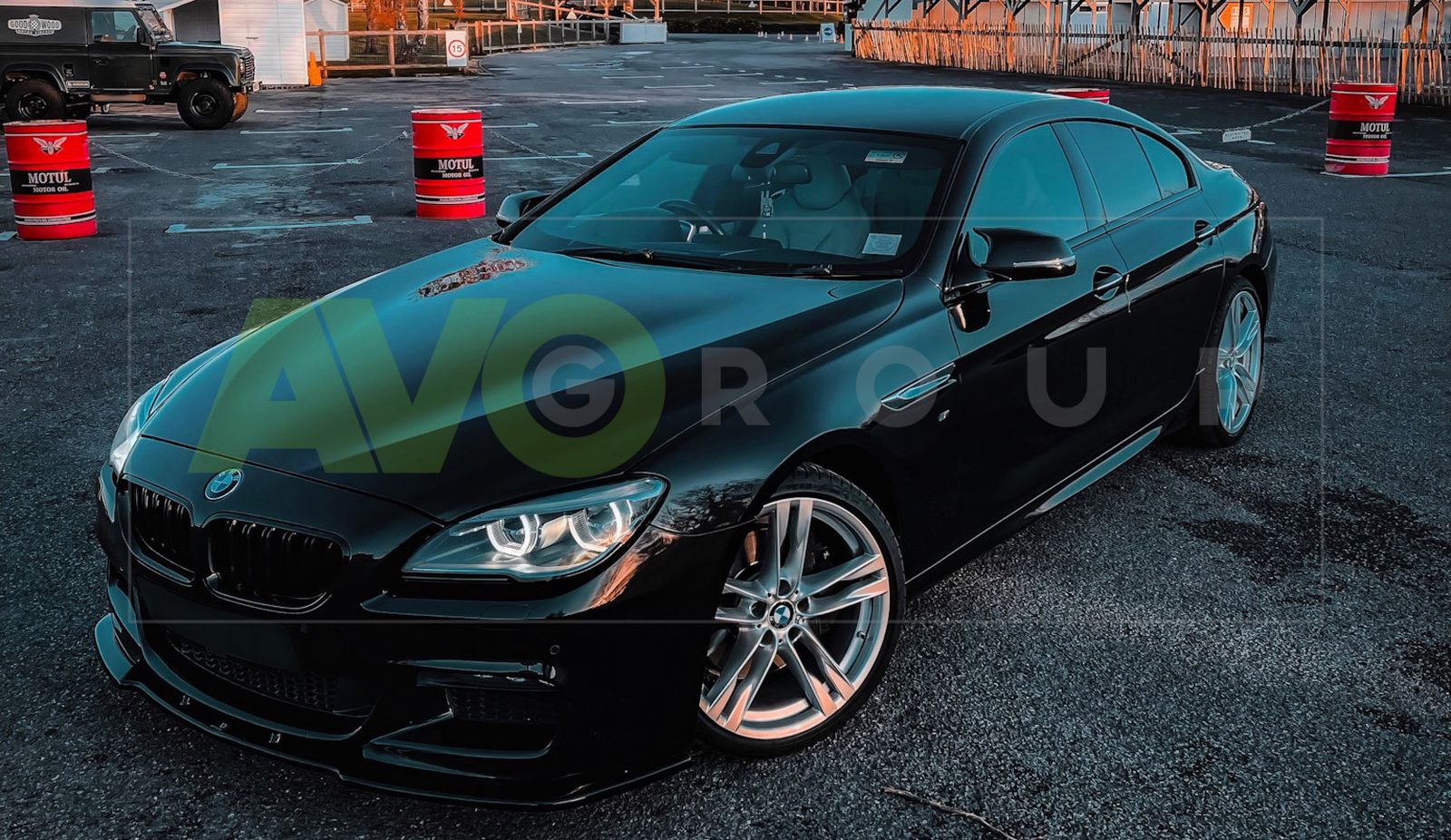 M Style piano black mirror covers set for BMW 6 F06 / F12 / F13 2015-2018