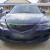 Headlight Eyelids for Mazda 6 2002-2008 ABS Matt
