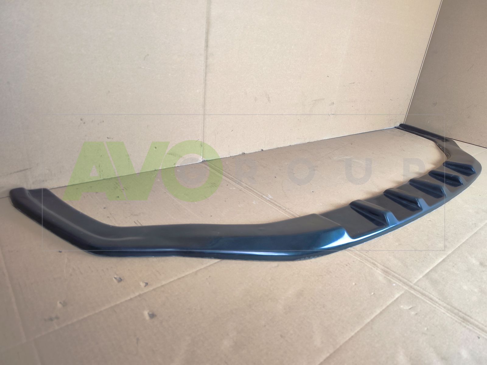 Flat lower splitter for front bumper Audi RS7 4K C8 ABS Gloss - Image 4