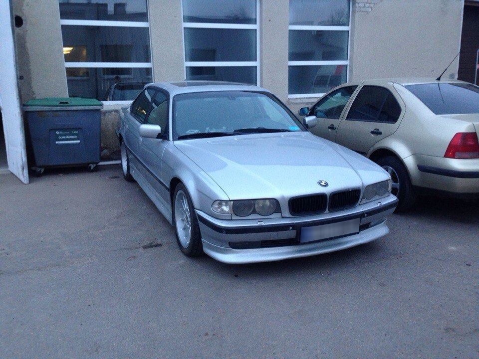 HM Style Front Bumper Spoiler Lip for BMW 7 E38 1994-2001 - Image 2