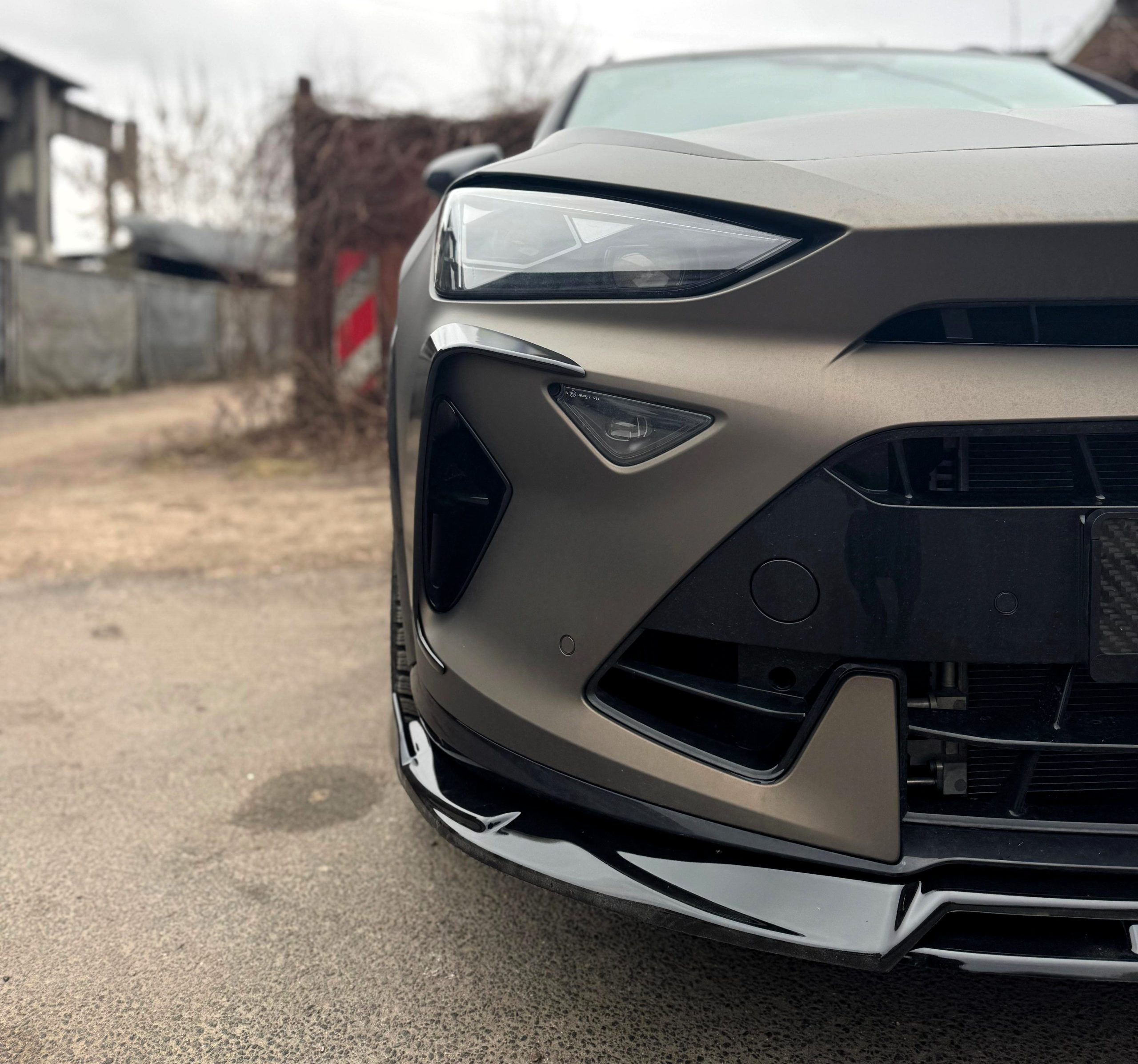 Black gloss vent frames for front bumper Cupra Formentor Facelift