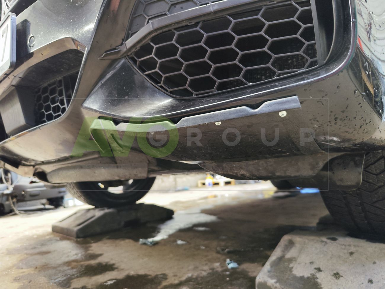 Mounting brackets for BMW X5 F15 2013-2018 front bumper lip splitter