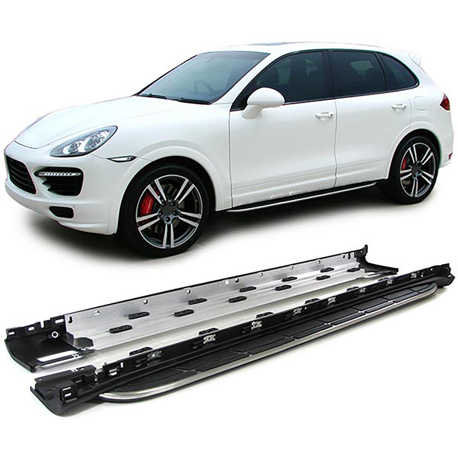 Running Boards / Side Steps / Step bars for Porsche Cayenne II 958 2011-2017