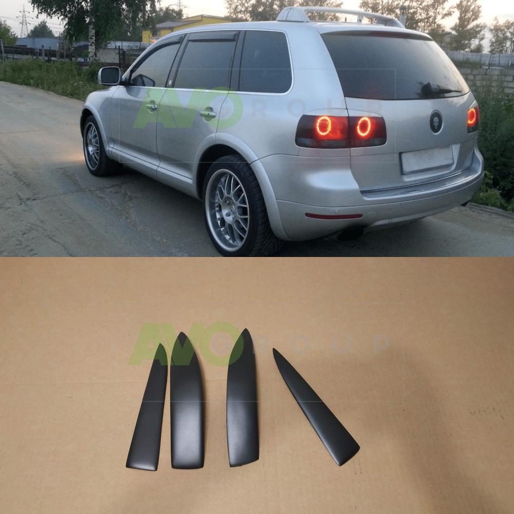 Aizmugurējas lukturu uzlikas priekš VW Touareg 1 2002-2010 ABS Matt