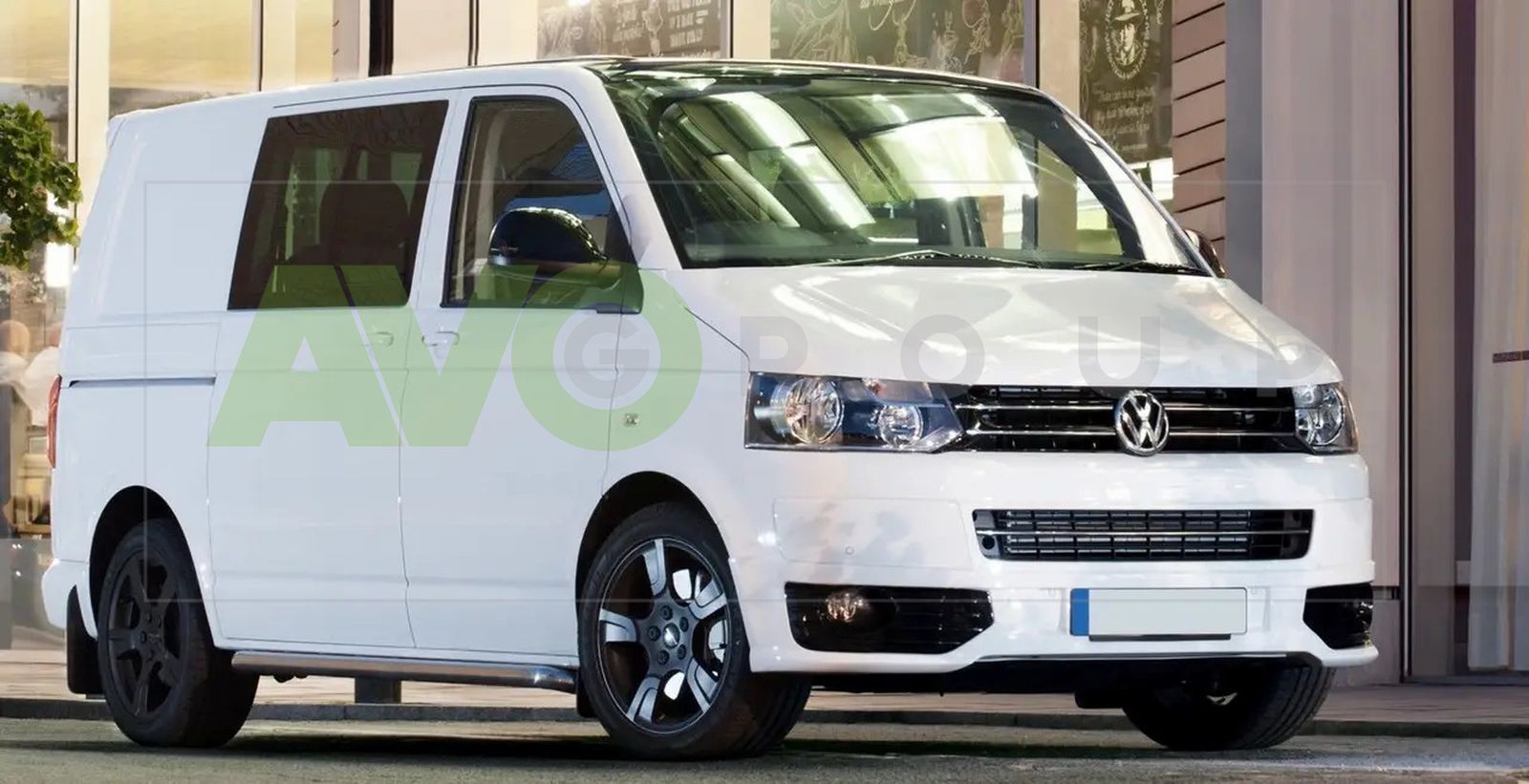 Front Bumper Add-on Spoiler for VW Transporter Multivan Caravelle T5.1 2009-2010 Sportline Design