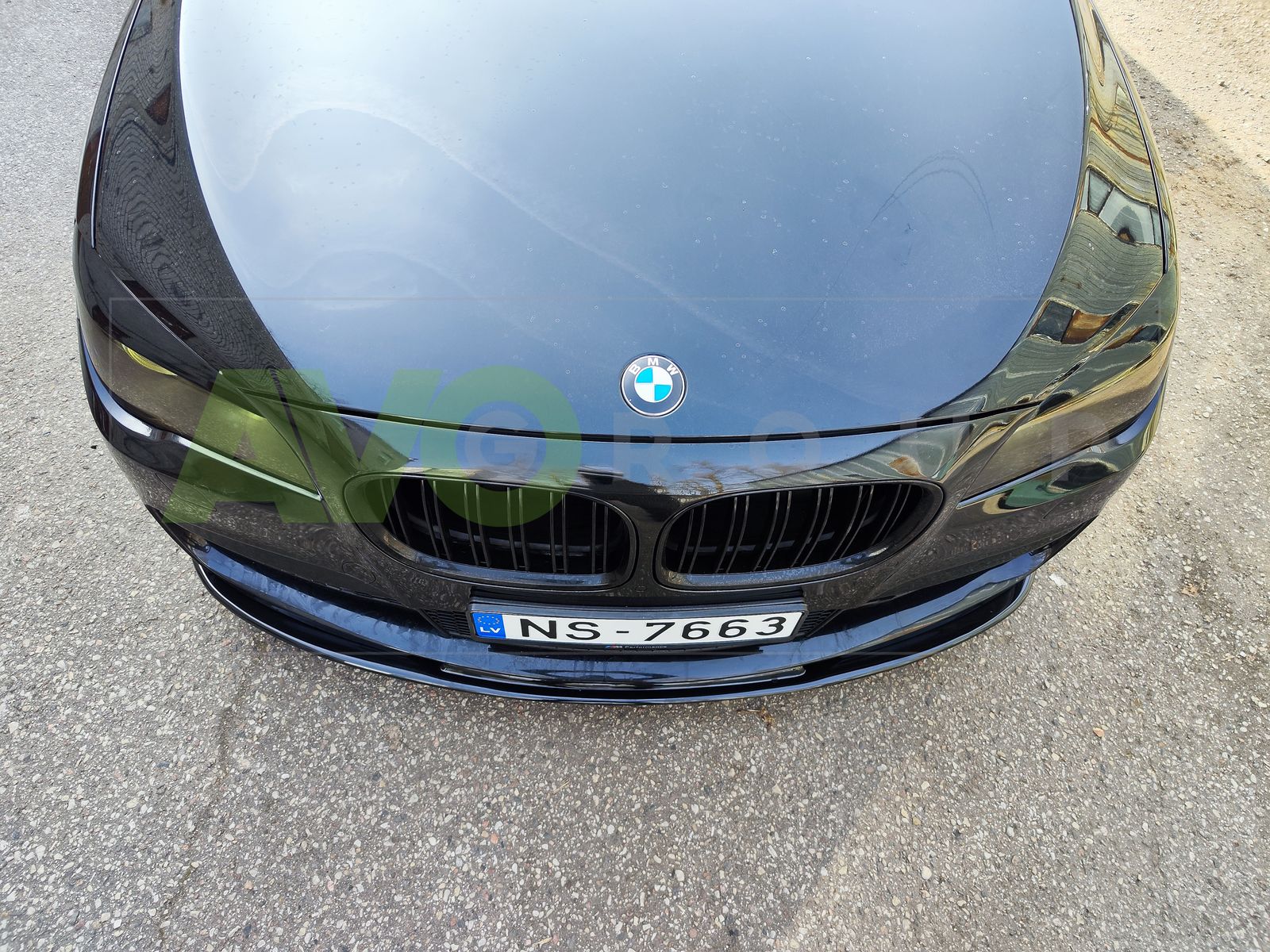Front Spoiler Splitter for BMW 7 F01 F02 F03 F04 2008-2015 v2 ABS Gloss
