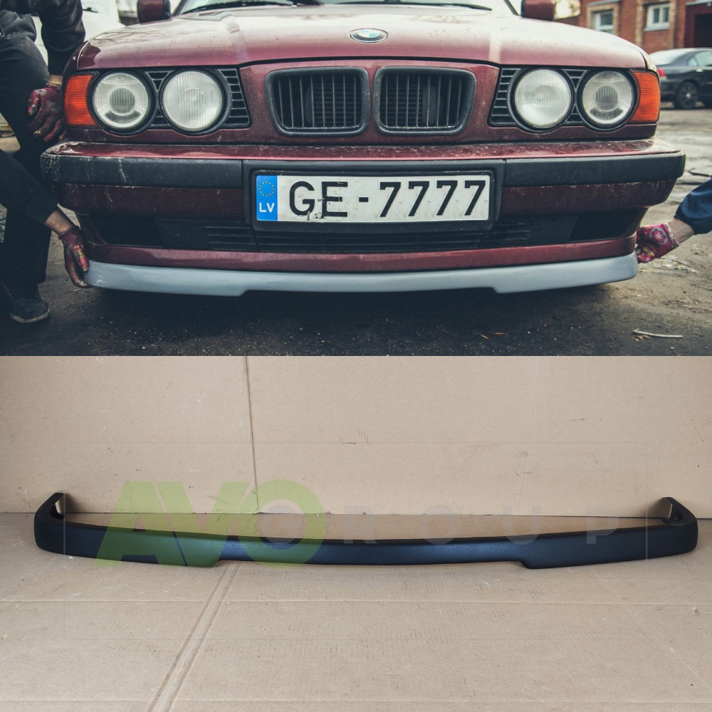 V8 Priekšējā bampera uzlika / spoileris / lūpa priekš BMW 5 E34 SE