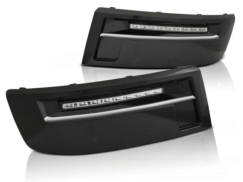 Front bumper upper frame with LED DRL for VW T5 2009-2015