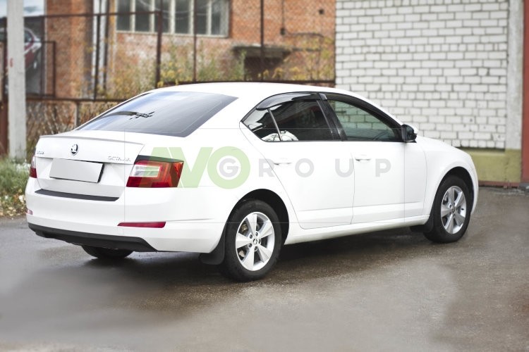 Backlight Eyelids for Skoda Octavia 3 2013-2017 ABS Gloss