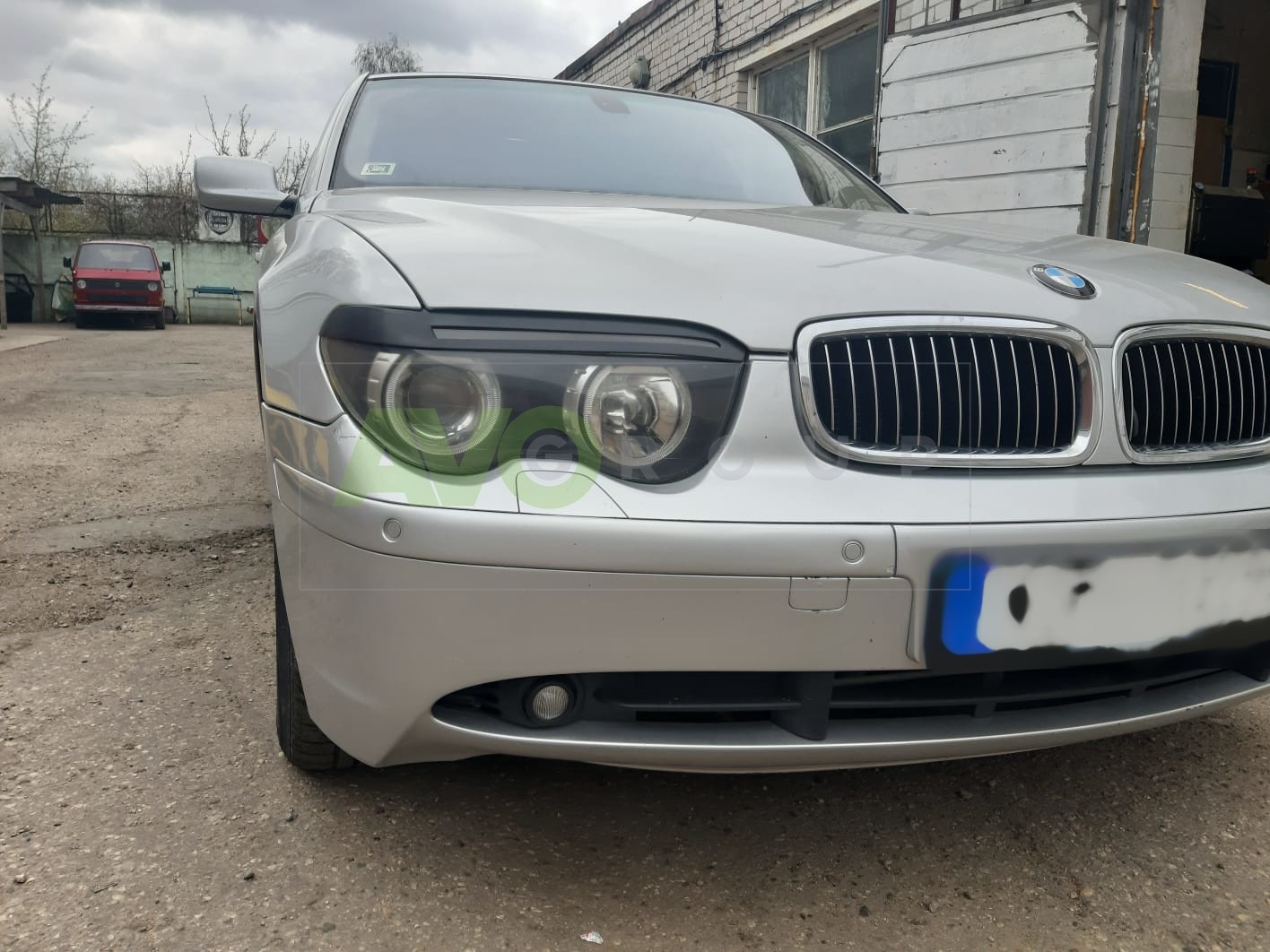 Headlight Eyelids for BMW 7 E65 / E66 01-05 ABS Gloss