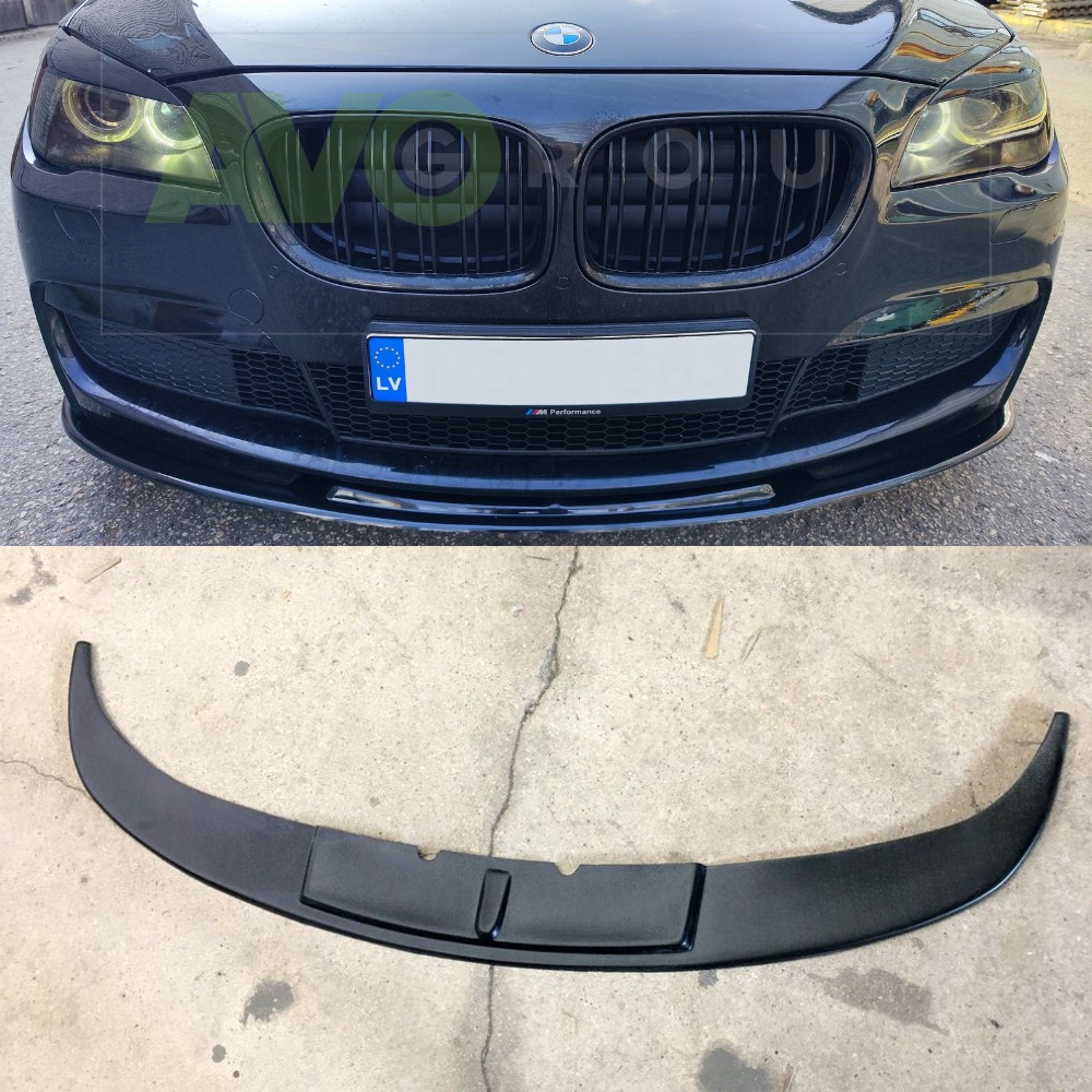 Priekšējā bampera uzlika / spoileris / lūpa priekš BMW 7 F01 F02 F03 F04 2008-2015 ABS matt