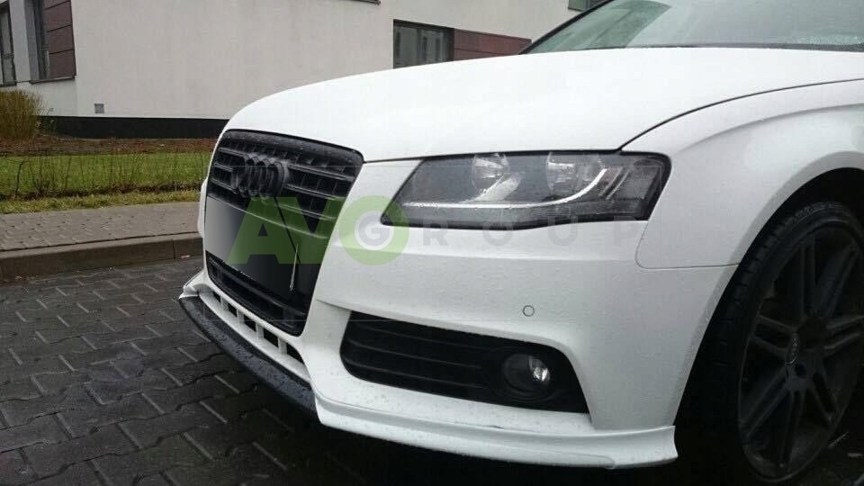 Front Spoiler Splitter for Audi A4 B8 Sedan Avant 2008-2011 v1