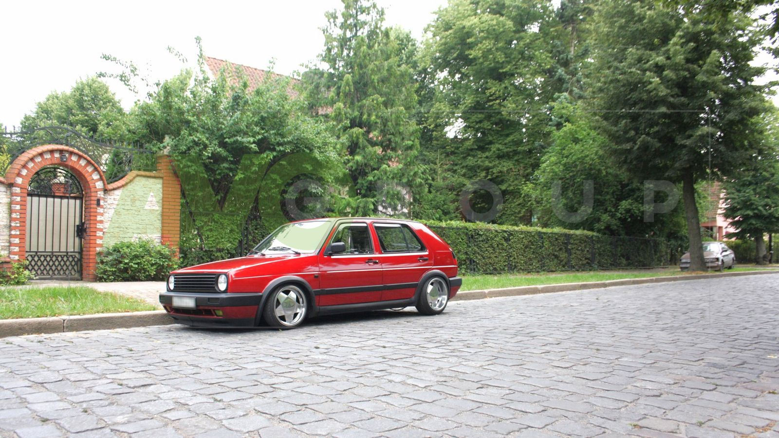 GTI front big bumper spoiler for VW Golf 2 / Jetta 2 1983-1992 ABS Matt
