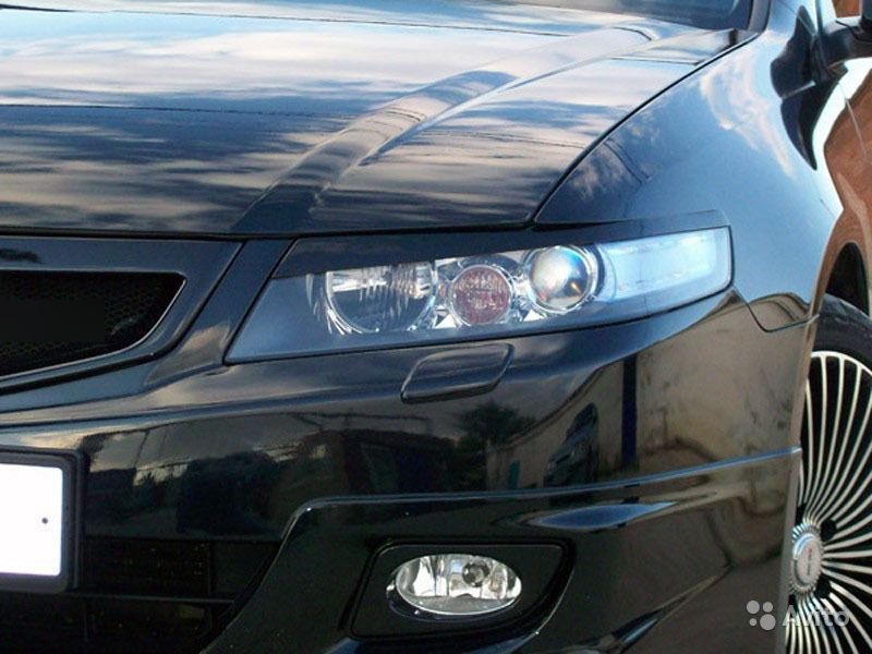 Headlight Eyelids for Honda Accord 7 2002-2008 ABS Gloss - Image 2