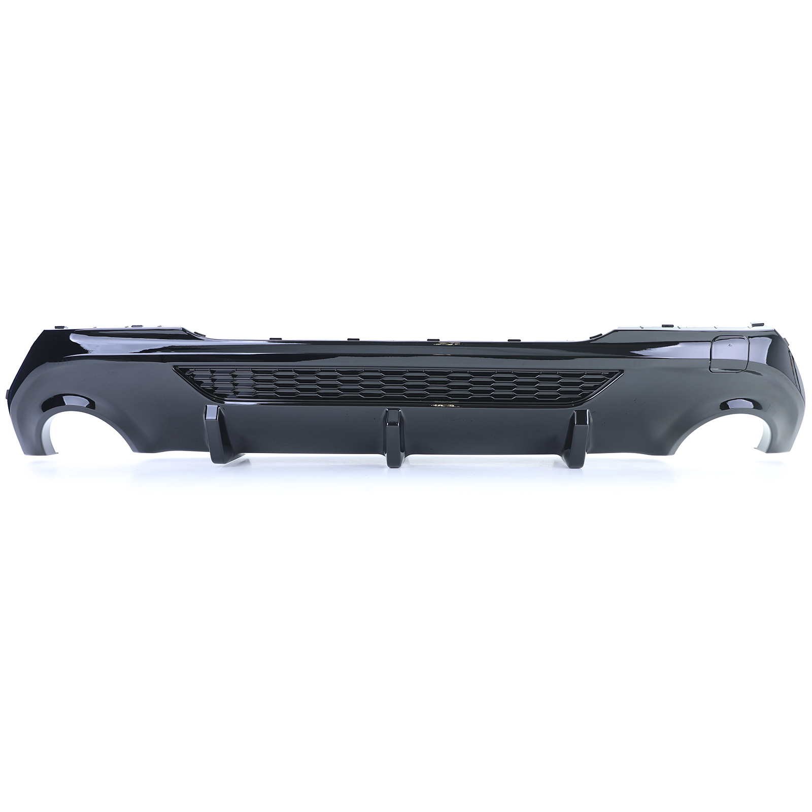 Aizmugurējā bampera difuzors ar ribām priekš BMW F40 1 118d 120d 128ti ABS Gloss - Image 3