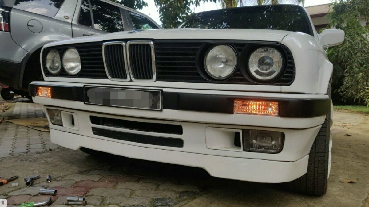 Clear Fog Lights set For BMW 3 Series E30 1987-1993