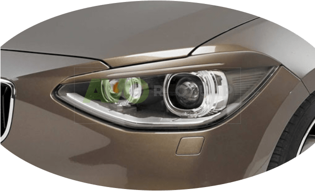 Headlight Eyelids for BMW 1 F20 / F21 2011-2015 v2 ABS Gloss