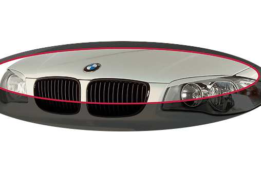 Headlight Eyelids for BMW 1 E81 / E82 / E87 / E88 2004-2013 v2 ABS Gloss