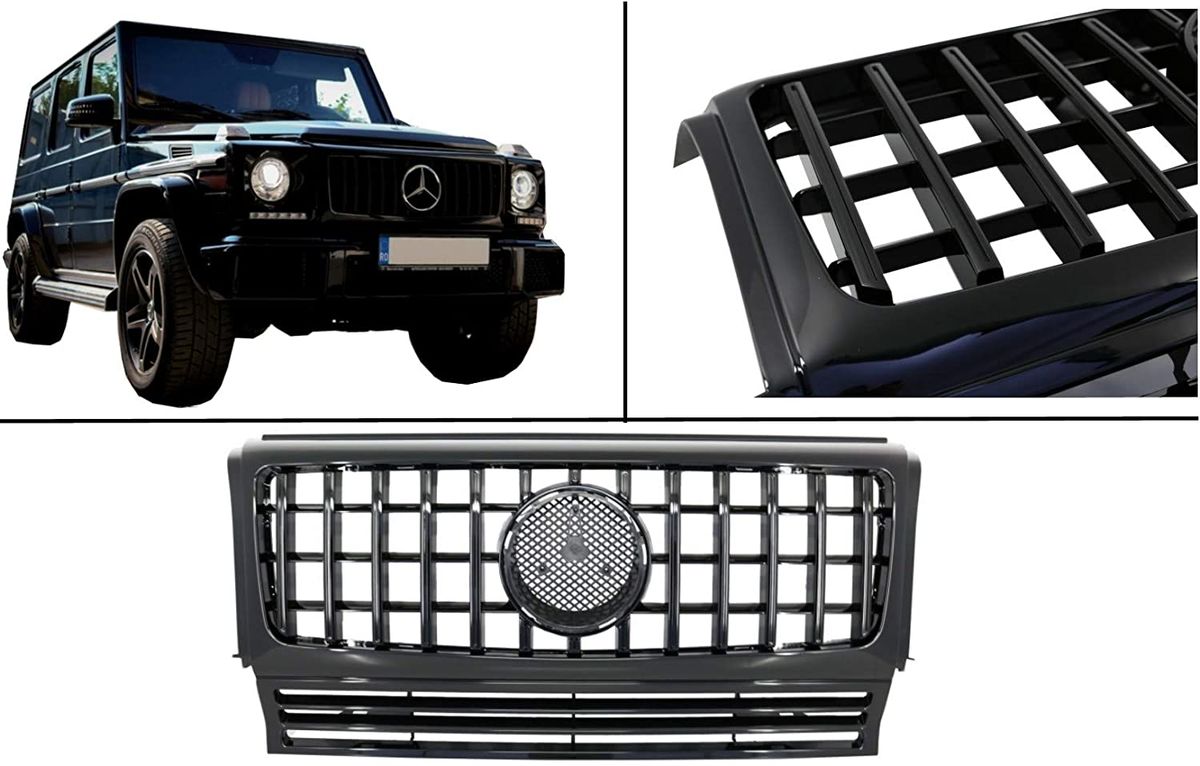 ANG G63 GT-R Panamericana Look Front Grill for Mercedes G-Class W463 1990-2013