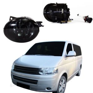 Black Smoked Fog Ligths set For VW T5 2009-2015