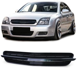 Front black badgelles grill for Opel / Vauxhall Vectra C / Signum 2002-2005