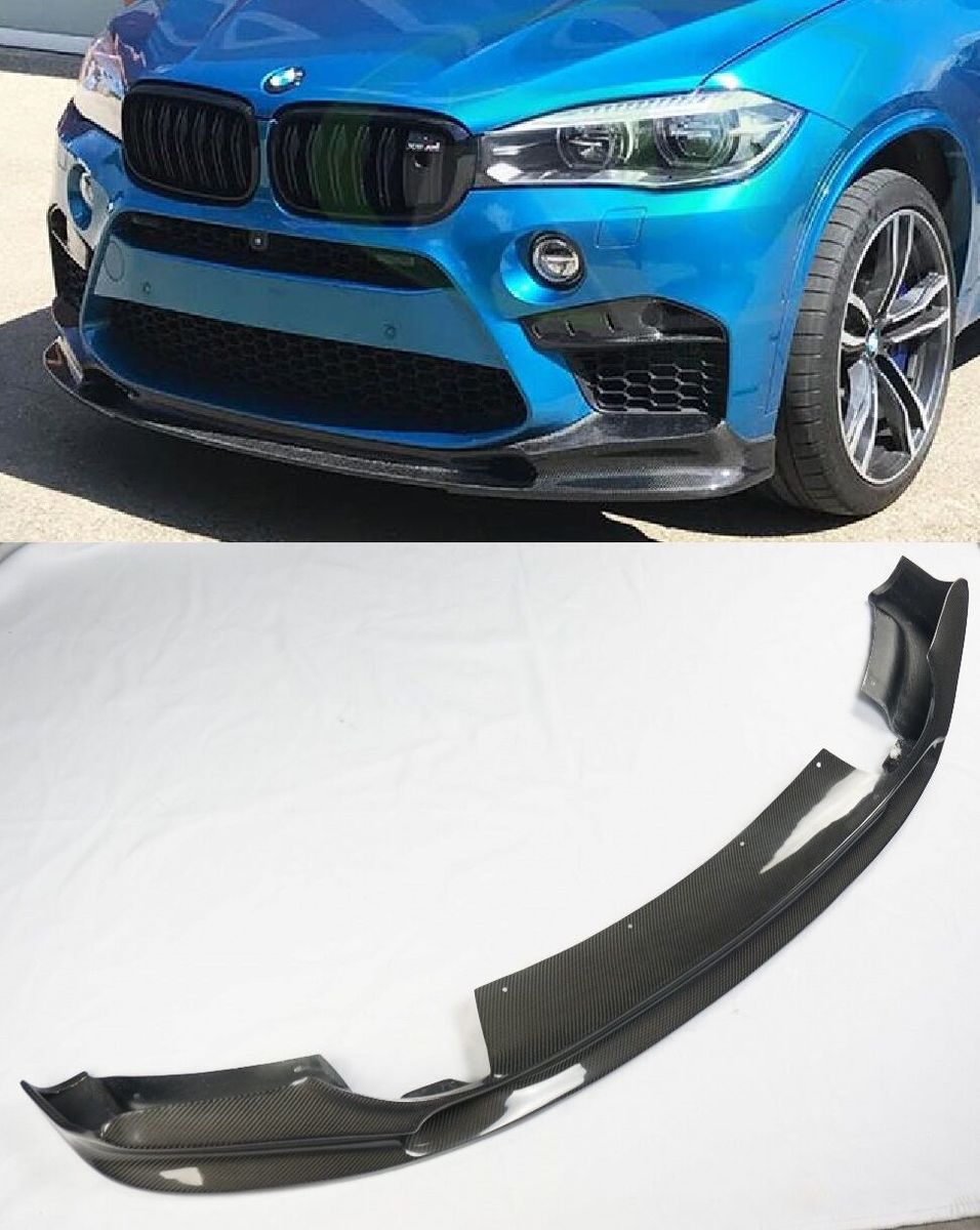 Carbon fiber splitter for front bumper BMW X5M F85 / X6M F86