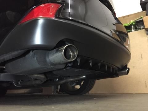 Rear Bumper lower diffuser addon with ribs / fins for Lexus Mk3 XE30 - Image 2
