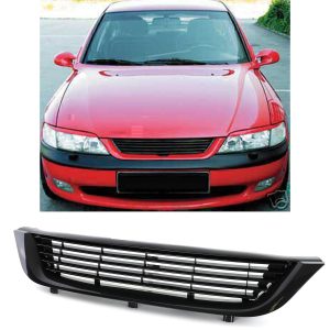 Front black badgelles grill for Opel / Vauxhall Vectra B 1995-2002